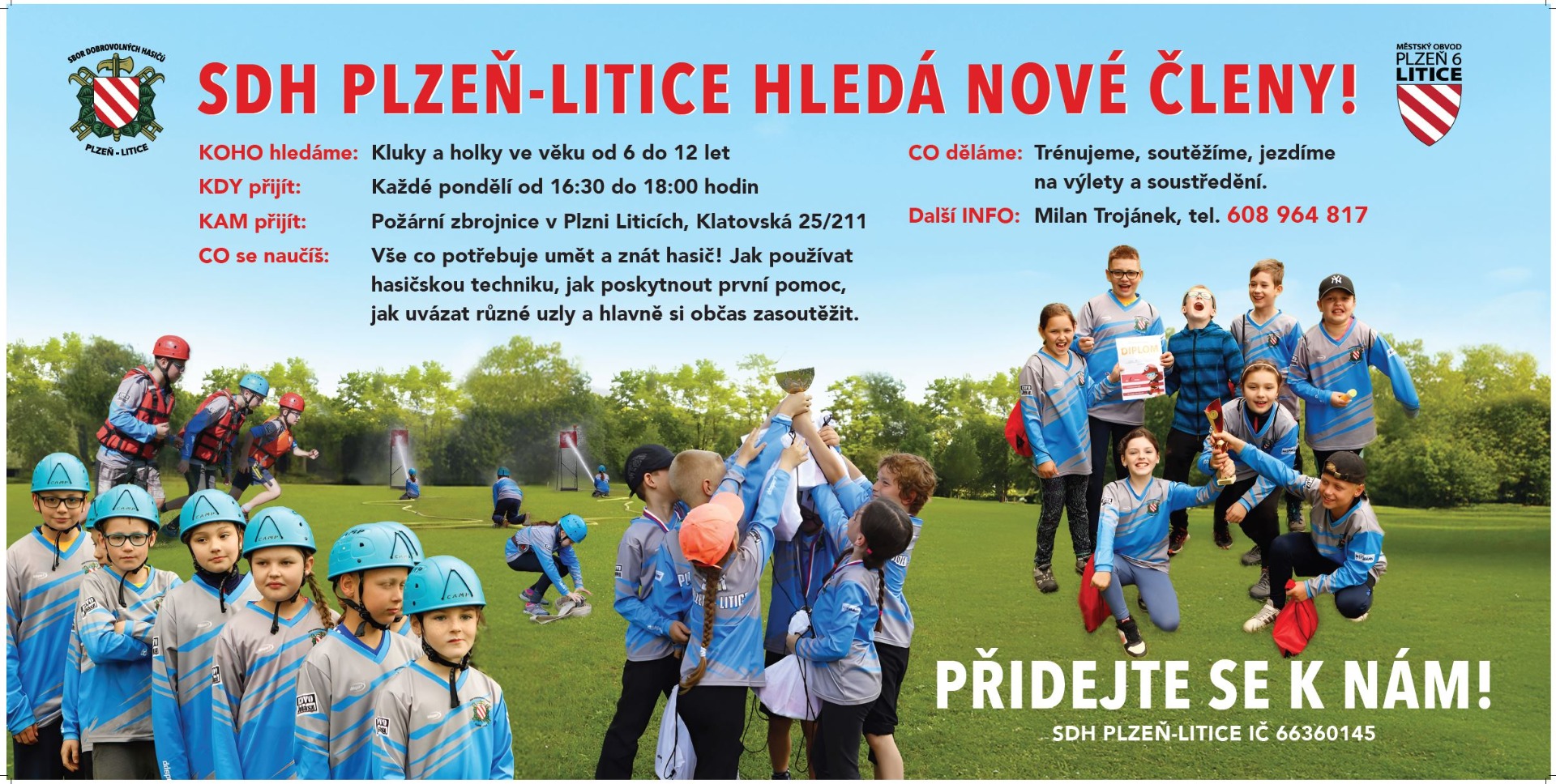 Mladí hasiči - Litice